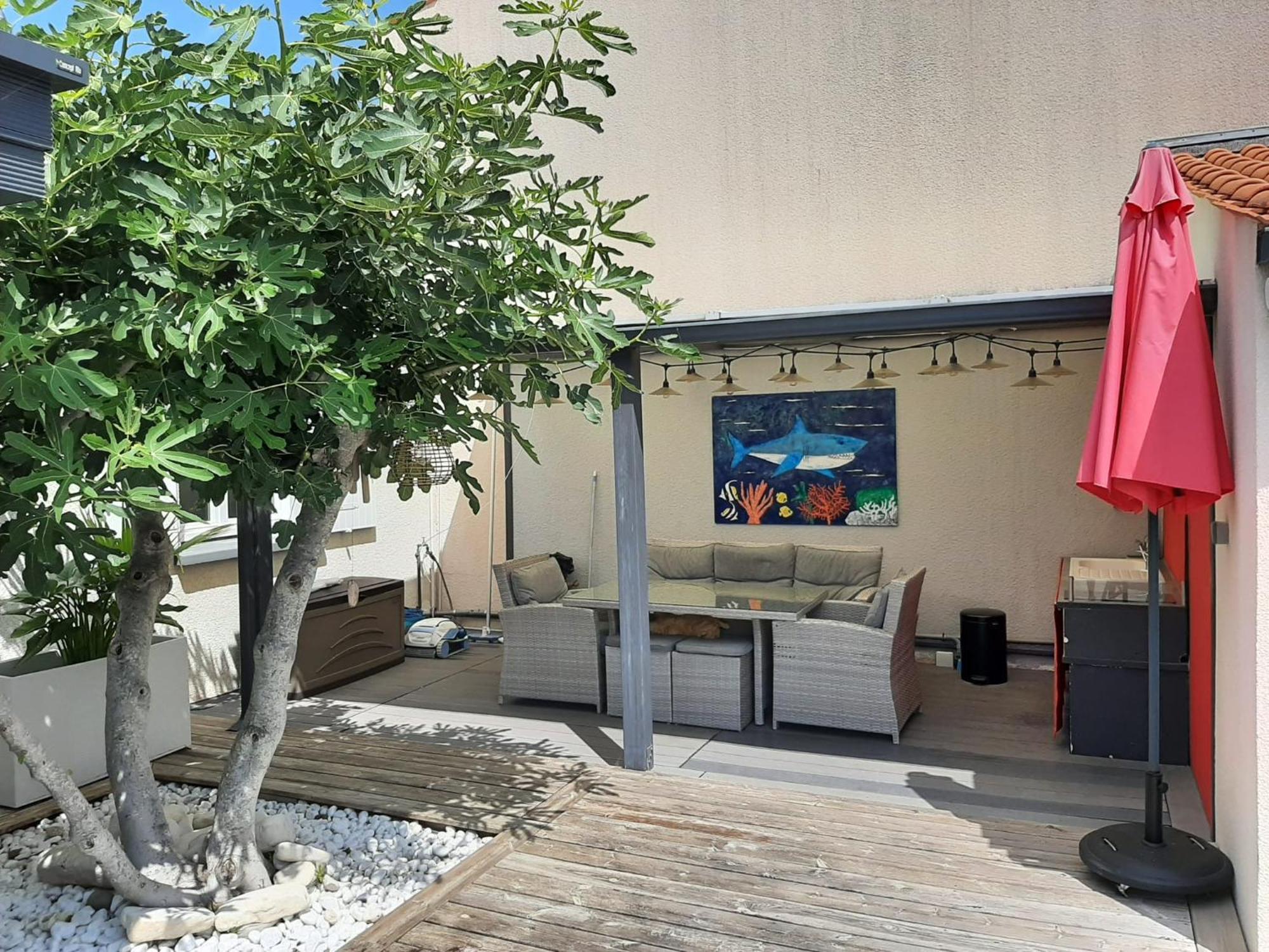 Studio Independant Chez L'Habitant Avec Piscine Et Cuisine Exterieures La Rochelle  Exterior foto